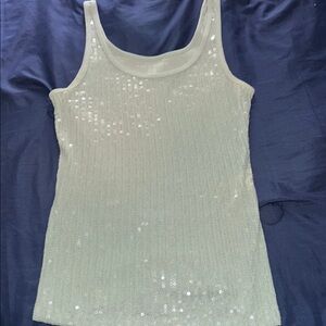 Sequin Mint Tank Top